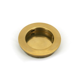 [48322] Aged Brass 60mm Plain Round Pull - 48322