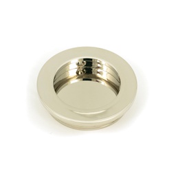 [50162] Polished Nickel 60mm Plain Round Pull - 50162