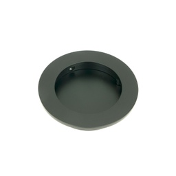 [50217] Matt Black 75mm Plain Round Pull - 50217