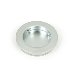 [50646] Satin Chrome 60mm Plain Round Pull - 50646