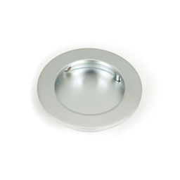 [50647] Satin Chrome 75mm Plain Round Pull - 50647