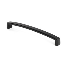 [48355] Black 9" Ribbed Pull Handle - 48355