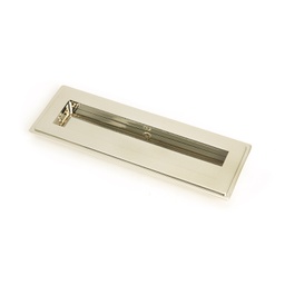 [50152] Polished Nickel 175mm Art Deco Rectangular Pull - 50152