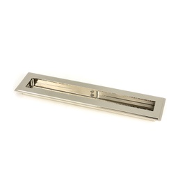 [50153] Polished Nickel 250mm Art Deco Rectangular Pull - 50153