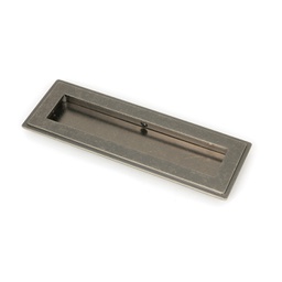 [50170] Pewter 175mm Art Deco Rectangular Pull - 50170