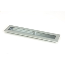 [50639] Satin Chrome 250mm Plain Rectangular Pull - 50639