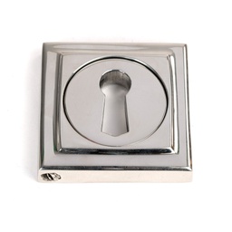 [49871] Polished Marine SS (316) Round Escutcheon (Square) - 49871