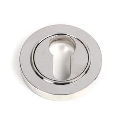 [49876] Polished Marine SS (316) Round Euro Escutcheon (Plain) - 49876