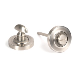 [49856] Satin Marine SS (316) Round Thumbturn Set (Plain) - 49856