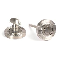 [49858] Satin Marine SS (316) Round Thumbturn Set (Beehive) - 49858