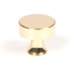 [50486] Polished Brass Scully Cabinet Knob - 38mm - 50486