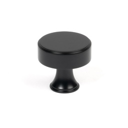 [50555] Matt Black Scully Cabinet Knob - 32mm - 50555