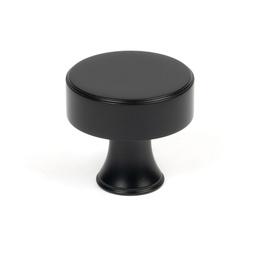 [50556] Matt Black Scully Cabinet Knob - 38mm - 50556