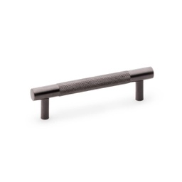 [AW810-96-DBZPVD] Alexander & Wilks Brunel Knurled T-bar Cupboard Handle - Dark Bronze PVD - Centres 96mm