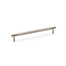 [AW810-192-SN] Alexander & Wilks Brunel Knurled T-bar Cupboard Handle - Satin Nickel - Centres 192mm