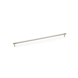 [AW810-448-SN] Alexander & Wilks Brunel Knurled T-bar Cupboard Handle - Satin Nickel - Centres 448mm