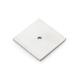 [AW894-45-PN] Alexander & Wilks Bullion Square Backplate - Polished Nickel