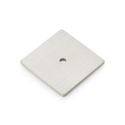 [AW894-45-SN] Alexander & Wilks Bullion Square Backplate - Satin Nickel