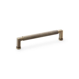 [AW819-160-AB] Alexander & Wilks Camille Knurled Cabinet Pull Handle - Antique Brass