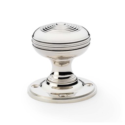 [AW303-50-PN] Alexander & Wilks Christoph Mortice Knob - Polished Nickel