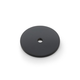 [AW895-35-BL] Alexander & Wilks Circular Backplate - Black - Diameter 35mm