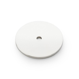 [AW895-40-PN] Alexander & Wilks Circular Backplate - Polished Nickel - Diameter 40mm