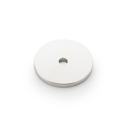 [AW895-30-PN] Alexander & Wilks Circular Backplate - Polished Nickel - Diameter 30mm