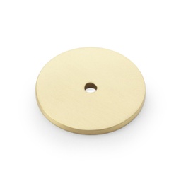 [AW895-40-SB] Alexander & Wilks Circular Backplate - Satin Brass - Diameter 40mm