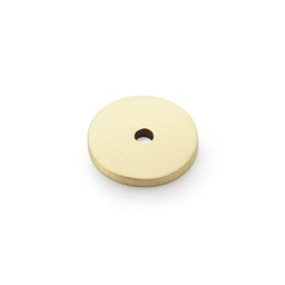 [AW895-25-SB] Alexander & Wilks Circular Backplate - Satin Brass - Diameter 25mm