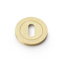 [AW391SB] Alexander & Wilks Concealed Fix Escutcheon Standard Profile - Satin Brass