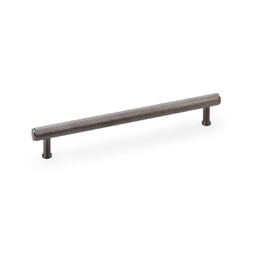 [AW809-224-DBZPVD] Alexander & Wilks Crispin Knurled T-bar Cupboard Pull Handle - Dark Bronze PVD - Centres 224mm