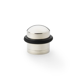 [AW638PN] Alexander & Wilks Dome Top Floor Mounted Door Stop - Polished Nickel