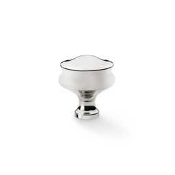 [AW831-32-PN] Alexander & Wilks Harris Cupboard Knob - Polished Nickel