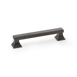 [AW813-128-DBZPVD] Alexander & Wilks Jesper Square Cabinet Pull Handle - Dark Bronze PVD - Centres 128mm