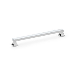 [AW813-224-PC] Alexander & Wilks Jesper Square Cabinet Pull Handle - Polished Chrome - Centres 224mm