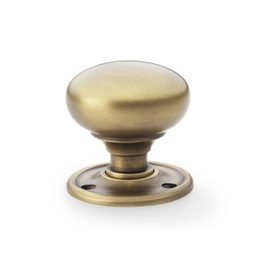 [AW300-51-AB] Alexander & Wilks Kershaw Door Knob - Antique Brass - Knob 51mm