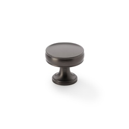 [AW808-32-DBZ] Alexander & Wilks Lynd Cupboard Knob - Dark Bronze - 32mm