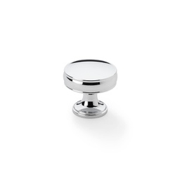 [AW808-32-PC] Alexander & Wilks Lynd Cupboard Knob - Polished Chrome - 32mm