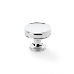 [AW808-38-PC] Alexander & Wilks Lynd Cupboard Knob - Polished Chrome - 38mm