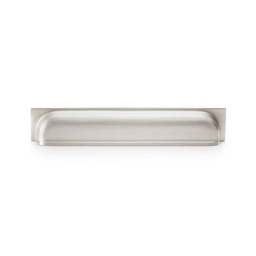 [AW906SN] Alexander & Wilks Quantock Cup Pull Handle - Satin Nickel - Centres 203mm