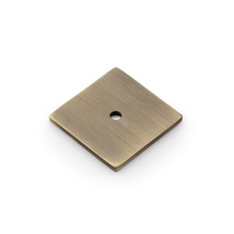 [AW893-38-AB] Alexander & Wilks Quantock Square Backplate - Antique Brass