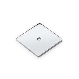 [AW893-38-PC] Alexander & Wilks Quantock Square Backplate - Polished Chrome