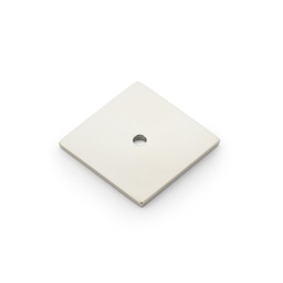 [AW893-38-PN] Alexander & Wilks Quantock Square Backplate - Polished Nickel