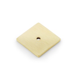 [AW893-38-SBPVD] Alexander & Wilks Quantock Square Backplate - Satin Brass PVD