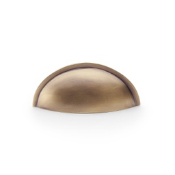 [AW909AB] Alexander & Wilks Quieslade Cup Handle - Antique Brass