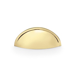 [AW909PB] Alexander & Wilks Quieslade Cup Handle - Polished Brass