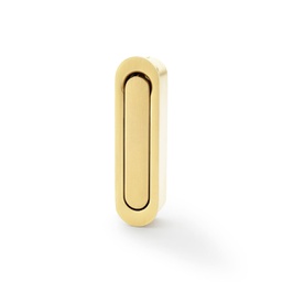 [AW991SBPVD] Alexander & Wilks Radius Sliding Door Edge Pull - Satin Brass PVD