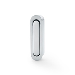 [AW991SC] Alexander & Wilks Radius Sliding Door Edge Pull - Satin Chrome