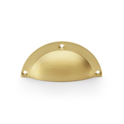 [AW910SB] Alexander & Wilks Raoul Cup Handle - Satin Brass