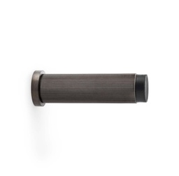 [AW602-75-DBZPVD] Alexander & Wilks Reeded Projection Door Stop - Dark Bronze PVD